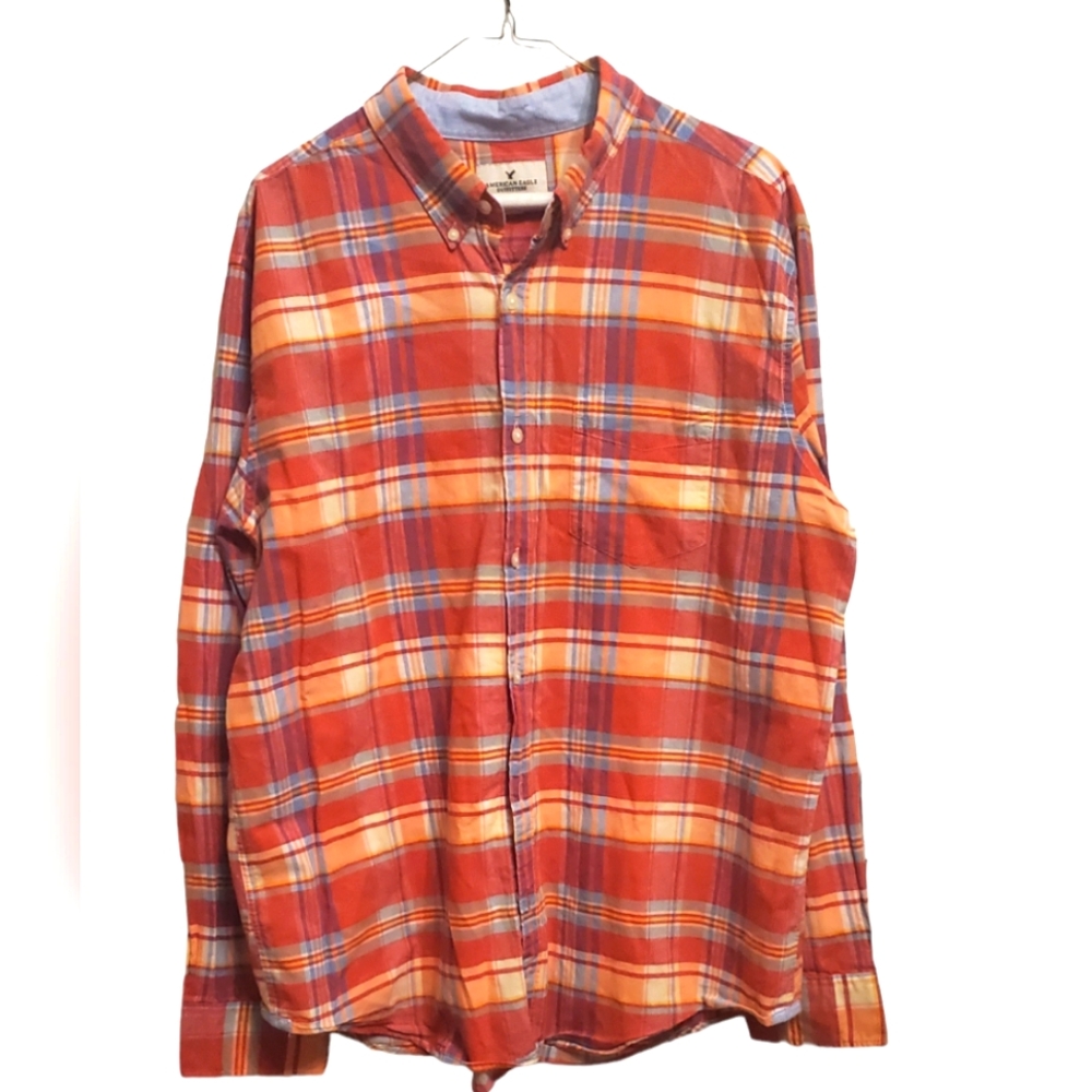 American Eagel button down long sleeve XL